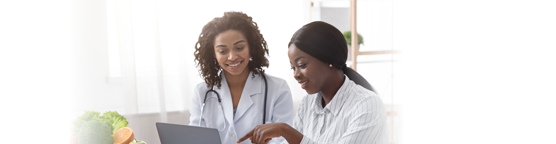 woman consulting doctor